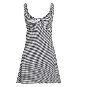 TOPSHOP Gingham Mini Dress CottageCore Flirty Feminine size M 8-10